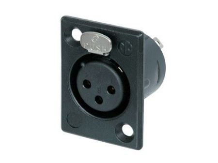 NEUTRIK CANON Ž VGRADNA NC3FP1-B