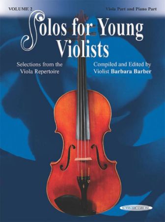 BARBER:SOLOS FOR YOUNG VIOLISTS VOL.2 VIOLA AND PIANO