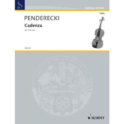 PENDERECKI:CADENZA VIOLA SOLO